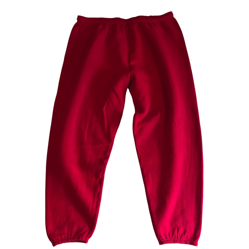 Vintage 90s Lee Sturdy Sweats Heavyweight Red Sweatpants Mens XXL Made in USA